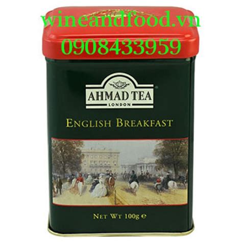 Trà Ahmad English Breakfast hộp thiếc 100g