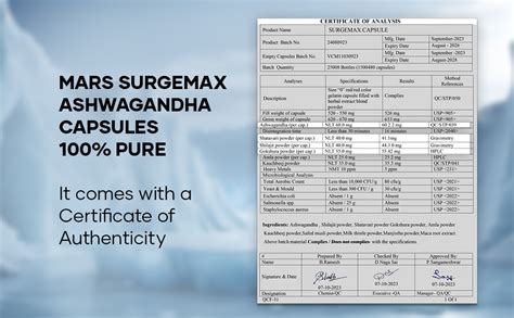 Amazon Mars By Ghc Surge Max Natural Caps N Natural