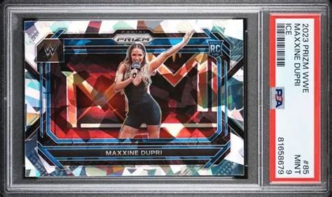 Panini Prizm Wwe Wrestling Maxxine Dupri Recrue Rc Psa Eur