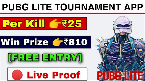 Best Pubg Lite Tournament App Free Entry Pubg Lite Se Paise