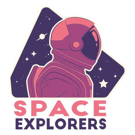 Diseño Png Y Svg De Insignia De Cita De Astronauta Espacial Para Camisetas