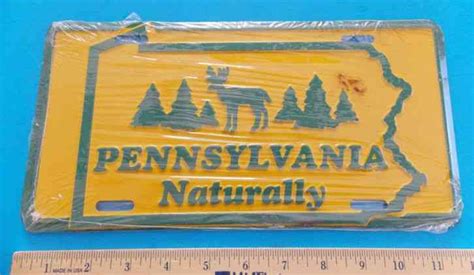 Rare Special Graphic License Plate Pennsylvania Wildlife