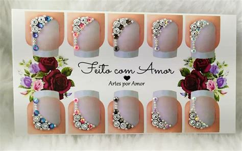 Pin De Smiley Reed Em Nails Nails Nails Unhas Florais Arte De Unha De Jóias Unhas Brilhosas