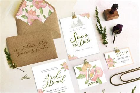 Invitaciones Para Bodas En Primavera S A Que Florezca El Amor