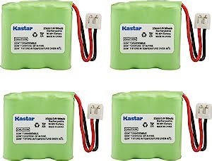 Amazon Kastar 4 Pack NiMH Battery 2 3AAA 3 6V 500mAh Replacement