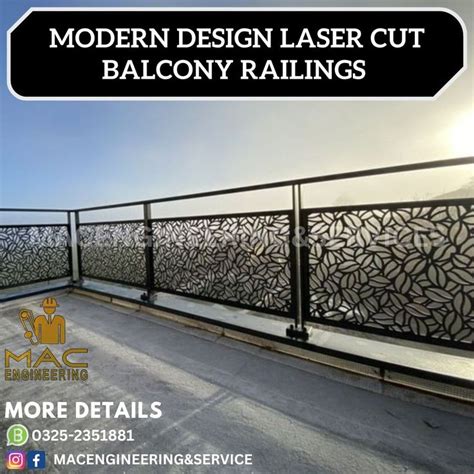 Modern Design Laser Cut Balcony Railings In Balcony Railing