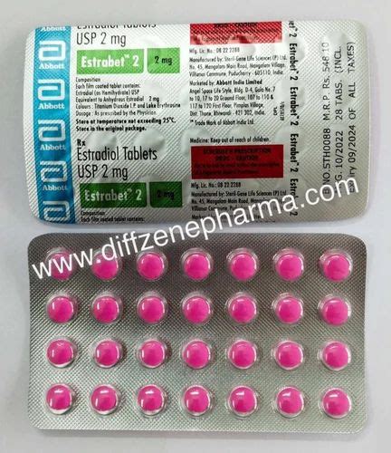 Estradiol 2mg Tablets Usp At Rs 190stripe Pharmaceuticals Products