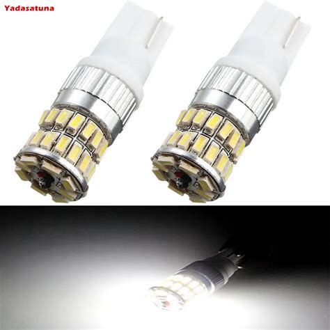 2Pcs Extremely Bright 36 EX 3014 SMD Chipsets 168 175 194 2825 W5W T10