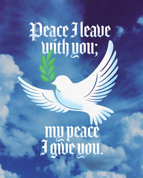 Peace I Leave With You My Peace I Give You John Sunday Social