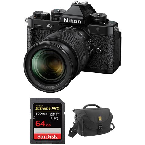 Nikon Zf Mirrorless Camera With 24 70mm F 4 Lens And Accessories