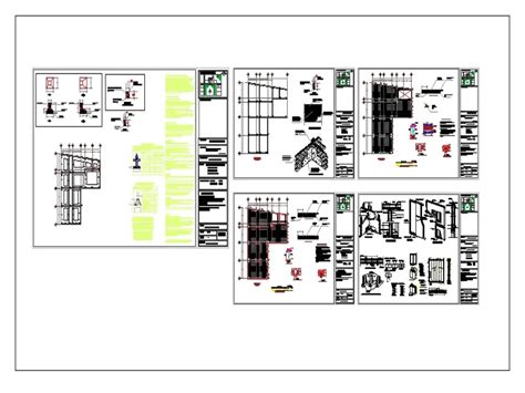 Plano De Cimentaciones Y Losas De Entre Piso Edificio Multifuncional De