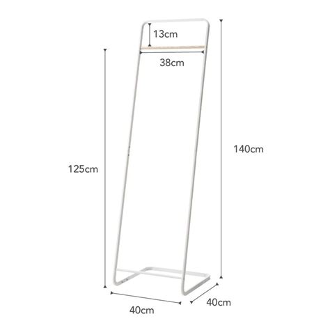 Balta pastatoma pakaba YAMAZAKI aukštis 140 cm Bonami