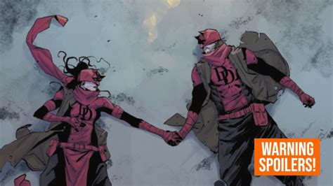 Matt Murdock and Elektra celebrate their knockdown, dragout wedding in Daredevil #4 | GamesRadar+