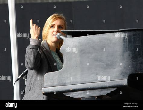 French Singer Agnes Obel Performs Live During La Deferlante Festival At