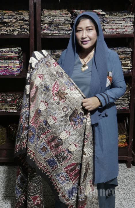 Batik Gobang Betawi Ethys Mayoshi Foto Tribunnews