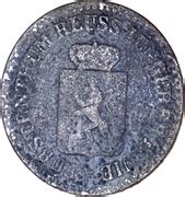 1 Silbergroschen Henry LXVII Reuss Schleiz Numista