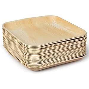 Buy Arihant Trader Inch Pack Areca Palm Leaf Square Plates