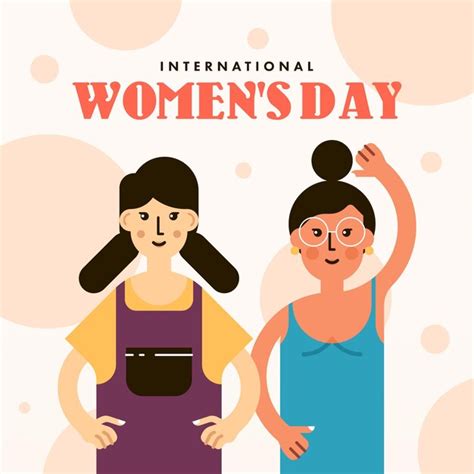 Premium Vector International Womens Day Background Illustration