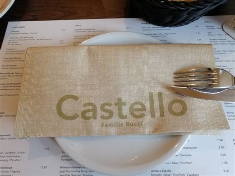 Speisekarte Von Ristorante Castello Restaurant L Denscheid