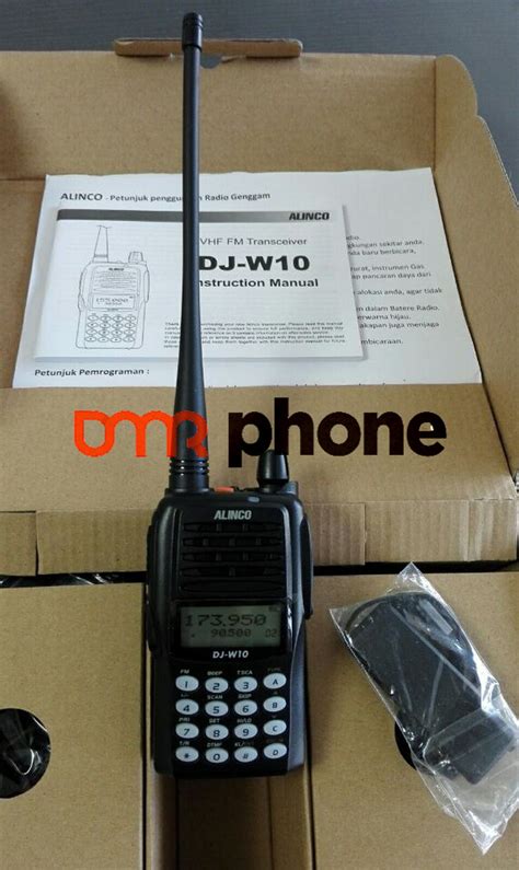 Alinco Dj W Ht Vhf Fm Transceiver Handheld Walkie Talkie Digital