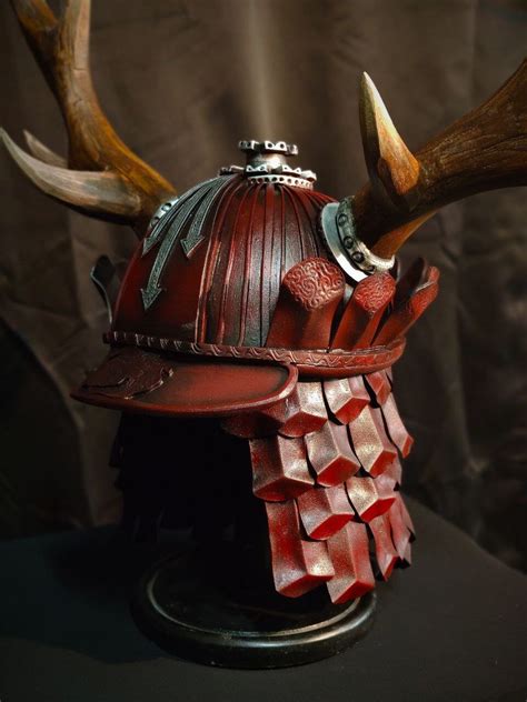 Samurai Horned Helmet Cosplay Costume Etsy Australia