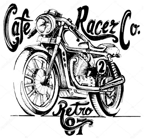 Cafe Racer Retro Poster Stock Vector Image By Swsctn80 Hotmail