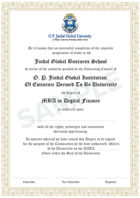 Mba In Digital Finance Jindal Global University Upgrad