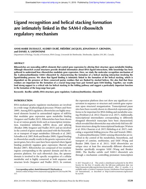 Pdf Ligand Recognition And Helical Stacking Formation Are Intimately