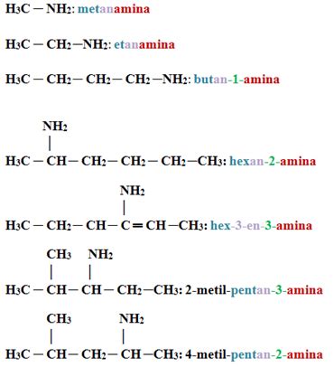 Nomenclatura Das Aminas Regras De Nomenclatura Das Aminas