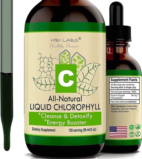 Chlorophyll Liquid Drops For Water Natural Chlorophyll