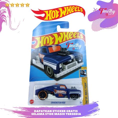 Hot Wheels Erikenstein Rod Biru Tampo HW 55th HW 55 Race Lazada Indonesia