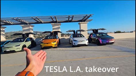 Our Teslas Took Over Los Angeles For An Entire Week YouTube