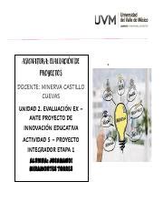 Evaluación de Proyectos de Innovación Educativa Gestión y TIC s