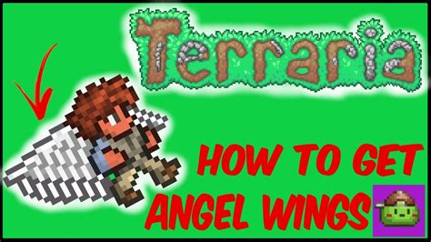 How To Get Angel Wings Easy In Terraria Terraria Youtube