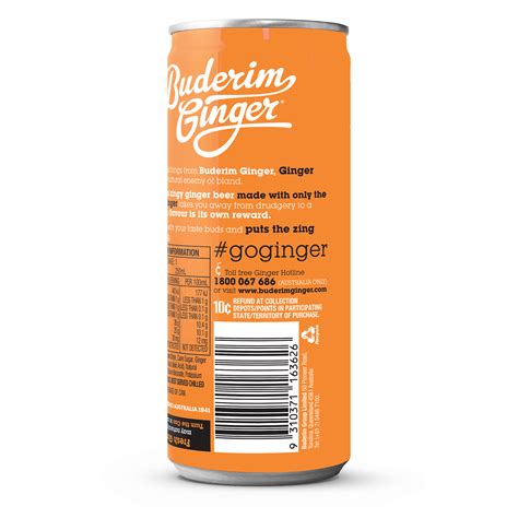 Ginger Beer 250ml Buderim Ginger