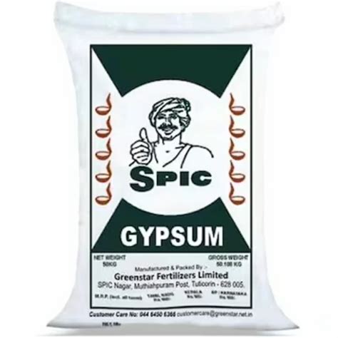 Granules Fertilizer Gypsum Powder Kg Hdpe Bag At Kg In