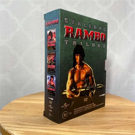 Dvd Sale Sylvester Stallone Rambo Trilogy Dvd Box Set S