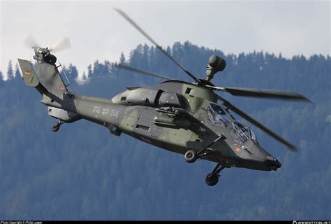 74 54 Luftwaffe German Air Force Eurocopter EC665 Tiger UHT Photo By