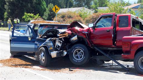 Sequim Man Dead In Two Truck Wreck On Old Olympic Highway Peninsula