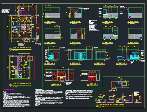 Commercial Bathroom layout - Files, Plans and Details