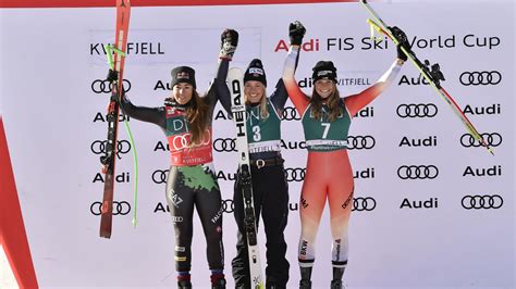 Kajsa Vickhoff Lie Takes Gold In Women S Downhill Sofia Goggia Seals