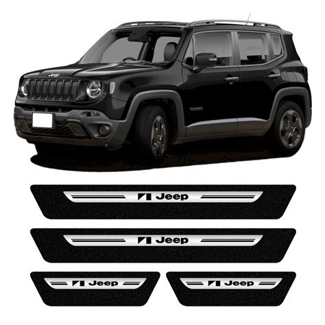 Adesivo Protetor Soleira Porta Jeep Renegade Todos Modelos Kit Portas