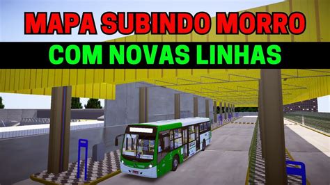 Gameplay Mapa Subindo O Morro Novas Linhas Proton Bus Simulator