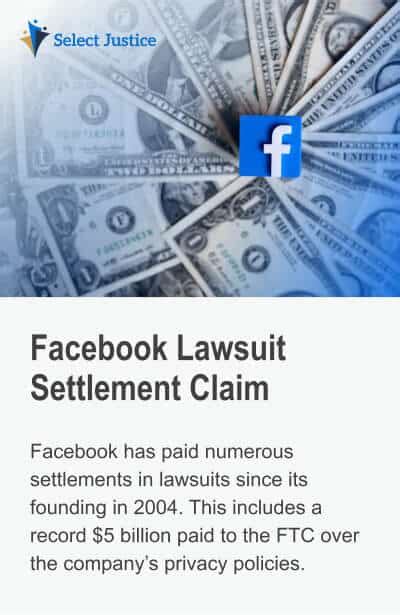 Facebook (Meta) Lawsuit January 2025 - Select Justice