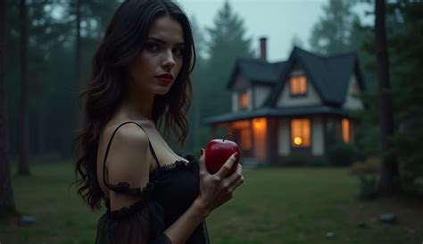 It S Dawn And In A Dark Forest A Beautiful And Hot Brunette Witch With