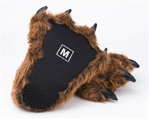 Grizzly Bear Paw Slippers | Grizzly Bear Slipper | Bear Paw Slippers