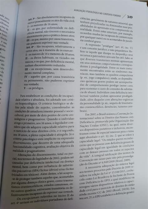 Avaliação Psiquiátrico Forense Em Situações De Interdição Psicologia Jurídica