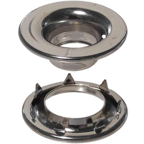 3rrgswssm100 Rolled Rim Grommet And Spur Washer Marine Grade Stainless