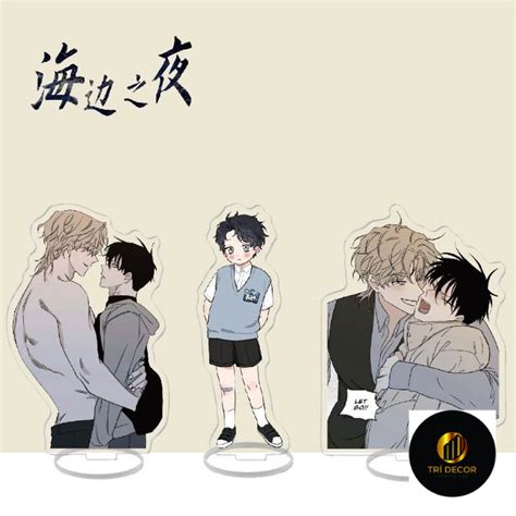 Mô hình standee đêm bên bờ biển manhwa low tide in twilight yeo taeju kim