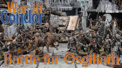 Orcs Vs Gondor The Retaking Of Osgiliath Battle Report War In